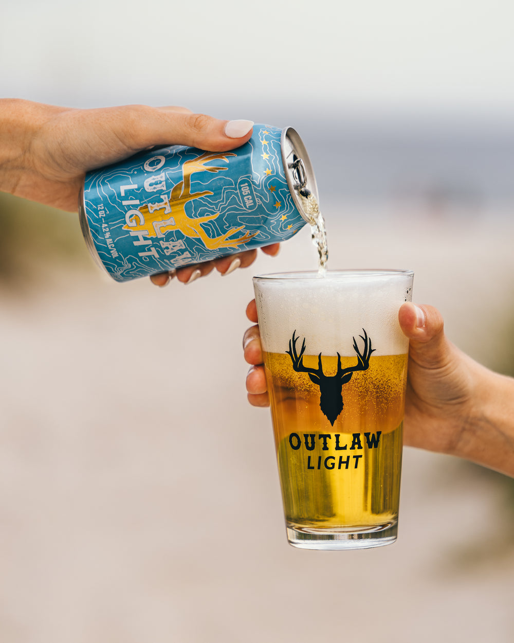 Outlaw Pint Glass - Single