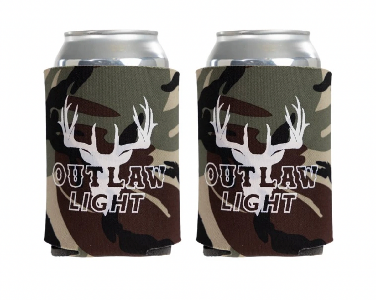 Outlaw Light Camo Koozie