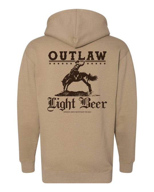 Buckin' Outlaws Hoodie - Sandstone