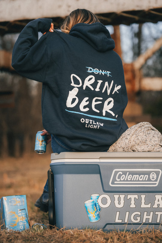 D̶o̶n̶'̶t̶ Drink Beer Hoodie - Slate Blue