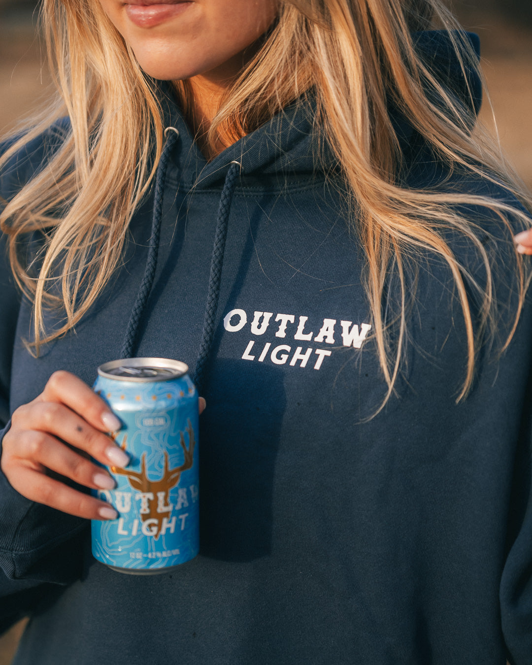 D̶o̶n̶'̶t̶ Drink Beer Hoodie - Slate Blue