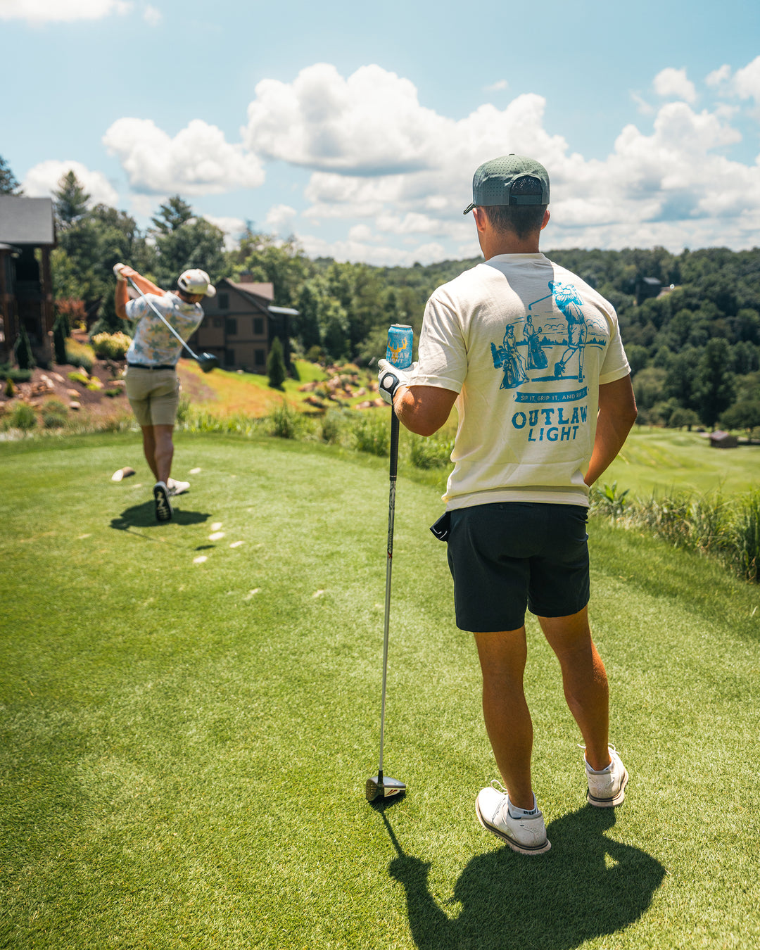 Outlaw Golf Club Tee - Cream