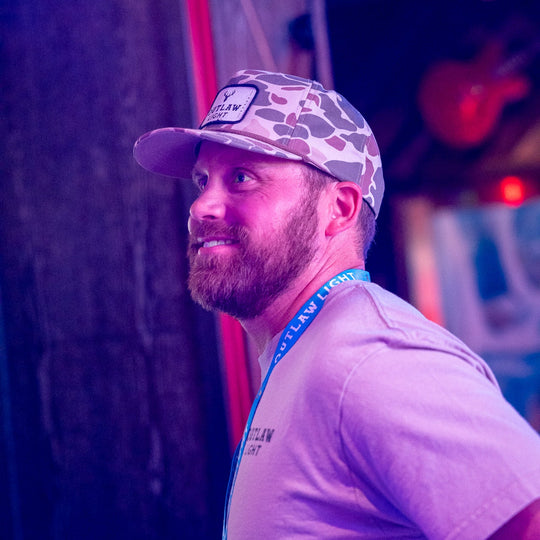 Outlaw Light Patch Rope Hat: Harvest Duck Camo