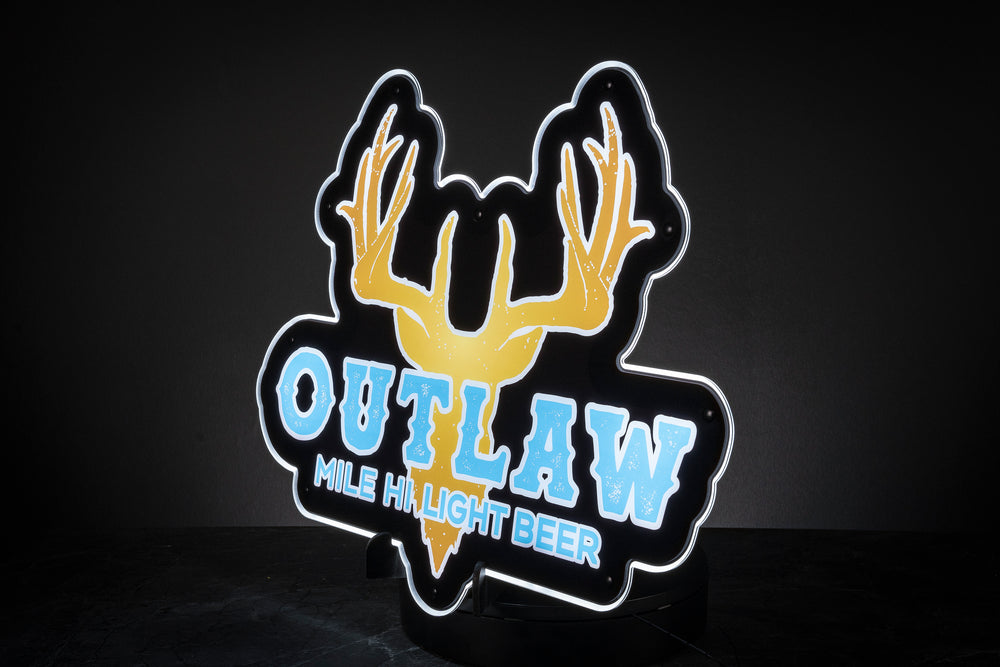 Outlaw Beer Light Up Sign