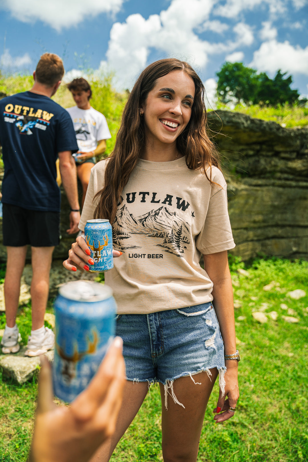 Outlaw Wilderness Tee - Sand