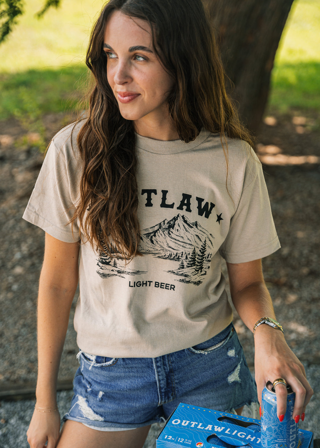 Outlaw Wilderness Tee - Sand