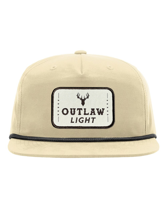 Outlaw Light Patch Rope Hat: Birch/Black