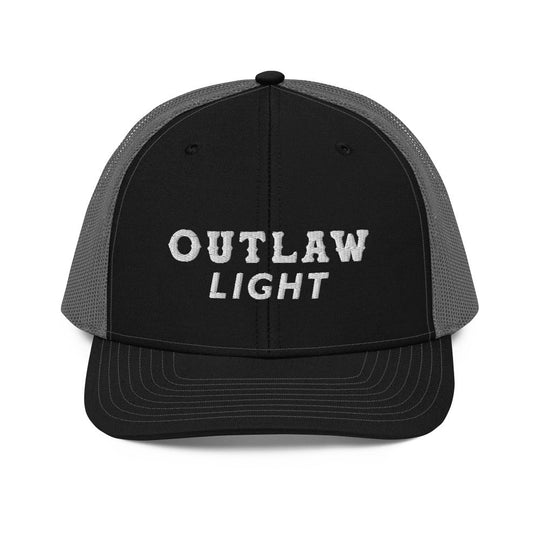 Outlaw Light Trucker Hat: Black/Charcoal