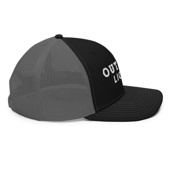 Outlaw Light Trucker Hat: Black/Charcoal