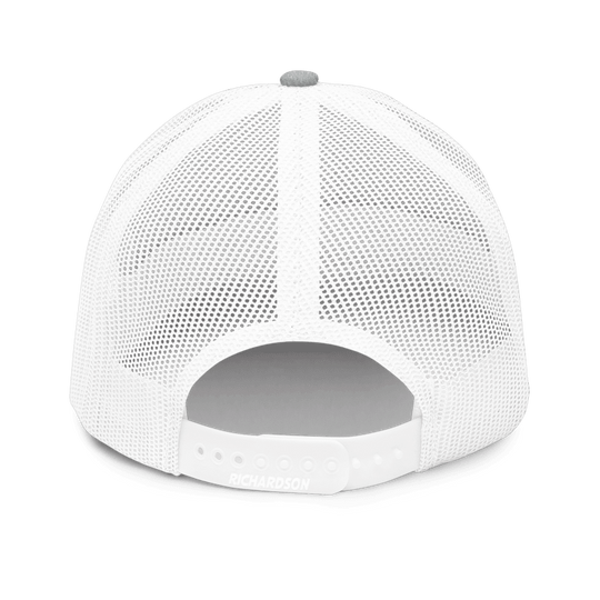 Outlaw Light Trucker Hat Heather Grey/White