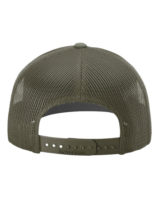 Outlaw Light Patch Trucker Hat: Loden