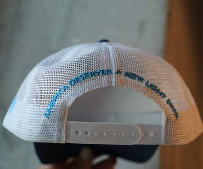 Light Blue Patch Hat
