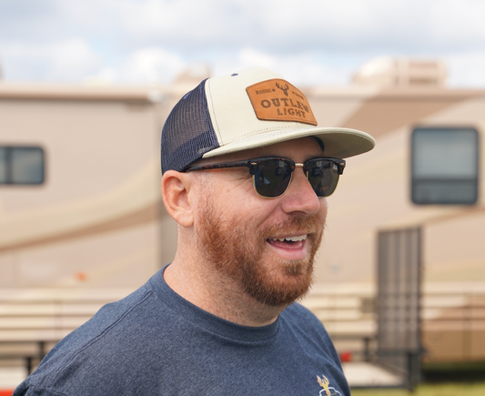 Blue Collar Crew Leather Patch Trucker Hat